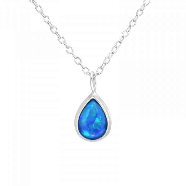 Pear Necklace 925 Sterling Silver