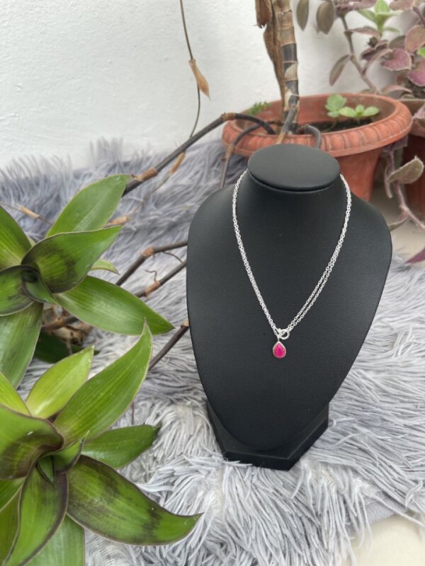 Pear Necklace 925 Sterling Silver